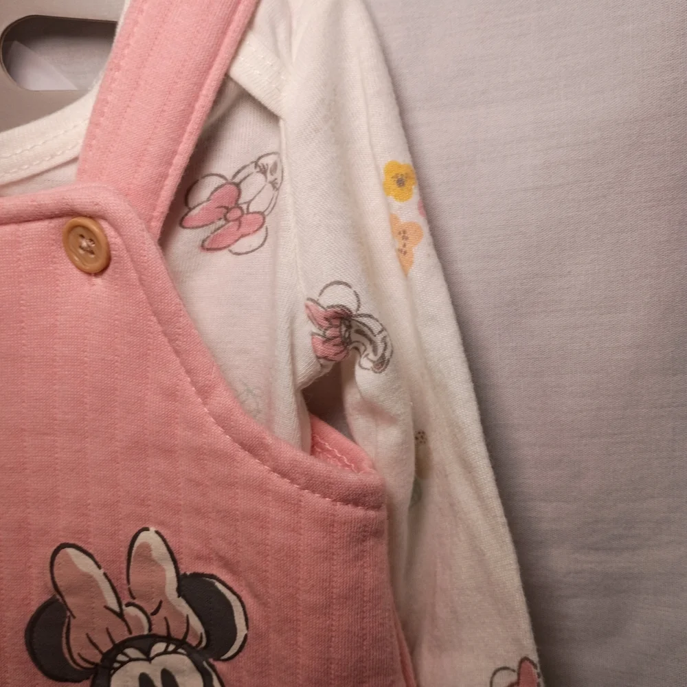 Disney Pink Minnie Mouse Overalls for Kids